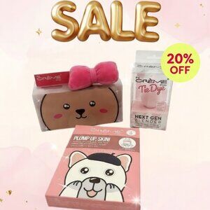 NWT The Crème Shop 3-Piece Beauty Set - Teddy Collection
